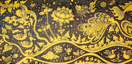 Picture of traditional Thai style painting art 