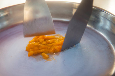 Ice-cream rollsの写真素材