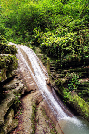 Tatlica Waterfall in Erfelek, Sinop in Turkeyの写真素材