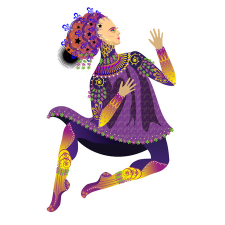 dancing,theatrical actorの写真素材