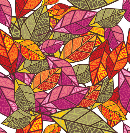 seamless autumn backgroundのイラスト素材
