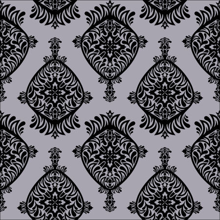 seamless damask wallpaper,  illustrationのイラスト素材
