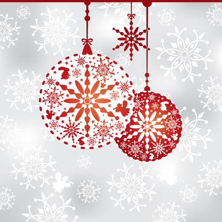 abstract Christmas background vector illustrationのイラスト素材