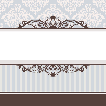 abstract cute decorative vintage frame  illustrationのイラスト素材