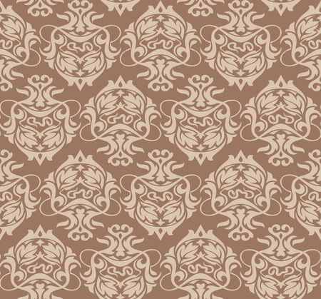 abstract seamless damask background wallpaper vector illustrationのイラスト素材