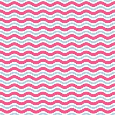 Abstract geometric colorful wave seamless pattern background. Great for web page background. のイラスト素材