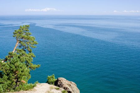 The Baikal lake in Siberia, Russiaの写真素材