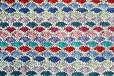 Close-up of knitted wool texture. Great for a background or texture element for design.の写真素材