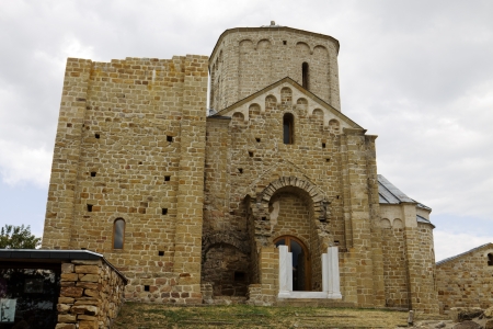 The church of St George in the orthodox Djurdjevi Stupovi Monastery in Serbia  