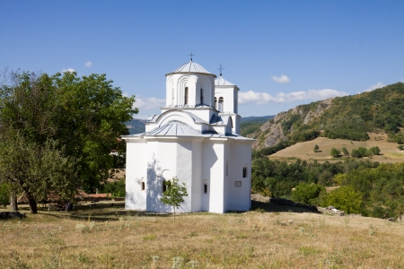 The church in the orthodox monastery Nova Pavlica in Serbia  The monastery was built in the 14th century  The church is dedicated to the Initiation of the Virgin Mary の写真素材