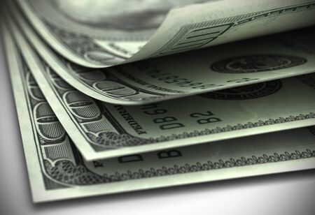 Money Concept Dollar Close-Up  Computer generated image 