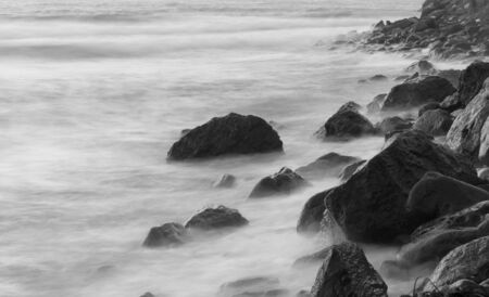 Coastline and weaves  Turkey, Bodrum, Mugla, Turgutreis の写真素材