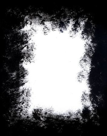 Grunge Mask and Border  painted design element の写真素材