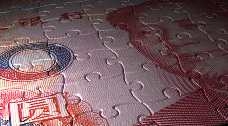 Yuan and Puzzleの写真素材