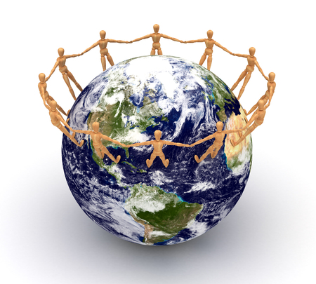 Around the world の写真素材
