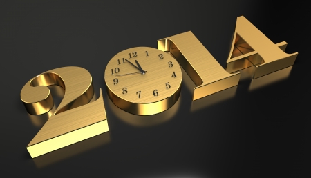 New Year 2014の写真素材