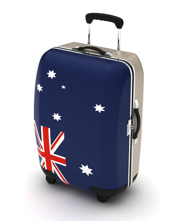 Travel to Australia (isolated with clipping path)の写真素材