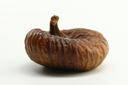 Single Dried Fgs (Isolated on white background)の写真素材