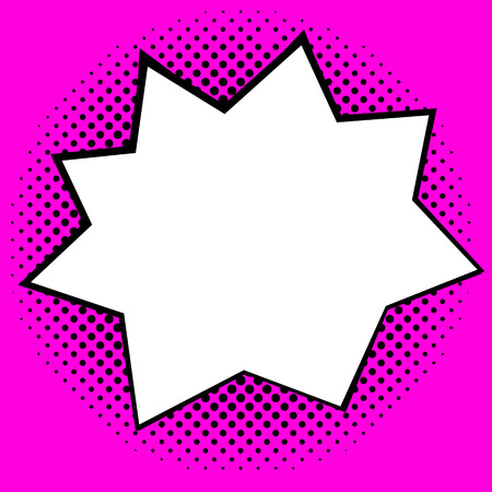 Vinage speech bubble in pop art style.のイラスト素材