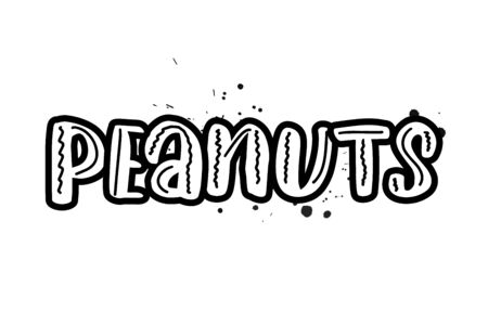 Vector calligraphy illustration isolated on white backgroundのイラスト素材