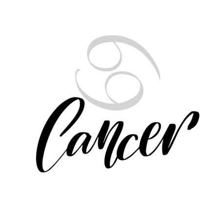 Vector calligraphy illustration isolated on white background.のイラスト素材