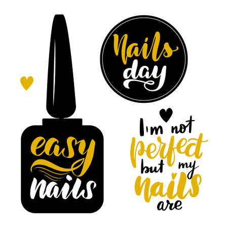 Vector calligraphy illustration isolated on white background.のイラスト素材