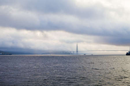 Clouds over the sea early in the morning from the seaの写真素材