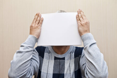 The clean sheet of paper is ready to writing anythingの写真素材