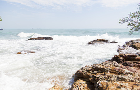The beautiful view of the sea evokes reminiscence about rest in the south