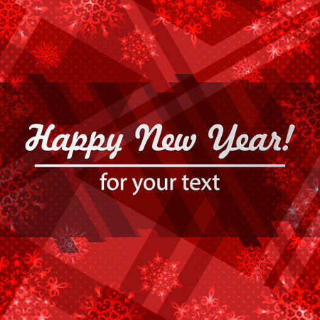 Winter background with space for your text. Christmas Greeting Card. New Year frame with snowflakes. Winter template. Christmas backdrop. New Year flyerのイラスト素材