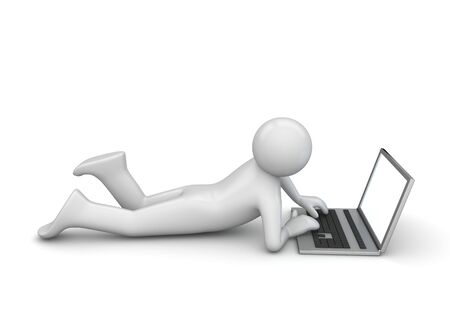 2010 new homework 1 (3d isolated characters, business series)の写真素材