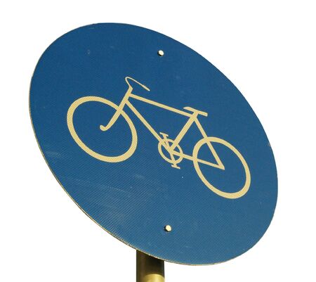Bicycle road signの写真素材