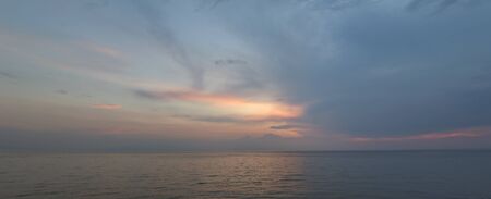 Wide panoramic images with seaside / coastlineの写真素材