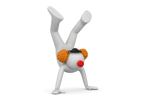 3d characters isolated on white background seriesの写真素材