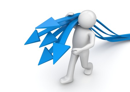 3d characters isolated on white background seriesの写真素材