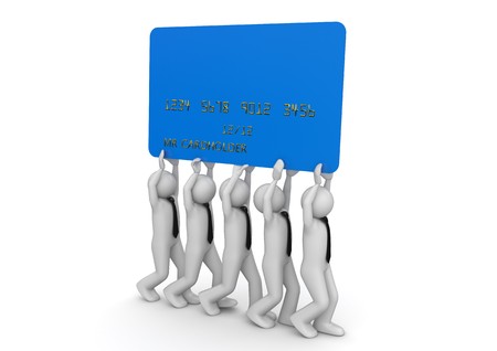 Biiiiig credit card - Finance collectionの写真素材