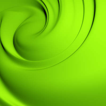 Abstract green whirlpool. Clean, detailed render. Backgrounds series.の写真素材