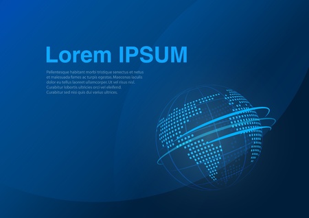 dark blue corporate extremely stylish background template. Can be used for presentation, report, advertisement design, website, flyer, banner etc. almost anywhere. One of a series. のイラスト素材