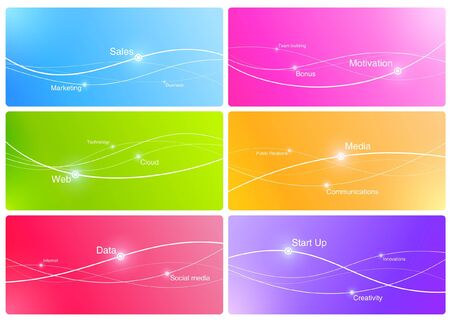 Presentation Design Template. Colorful Backgrounds abstractのイラスト素材
