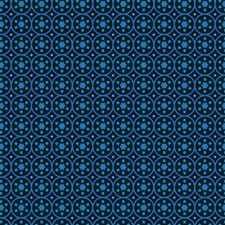 Circles background abstract  Blue pattern wallpaper のイラスト素材