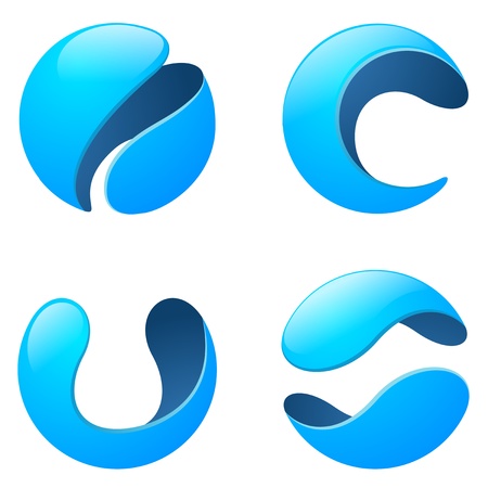 Corporate, Media, Technology, Telecommunication Logoのイラスト素材