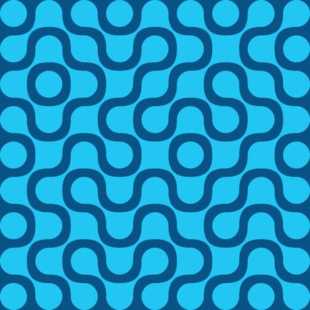 Abstract Technology Molecular seamless pattern  Electronic theme texture のイラスト素材