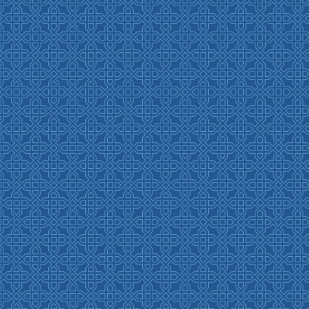 Retro seamless pattern  Blue background abstract  Vectorのイラスト素材