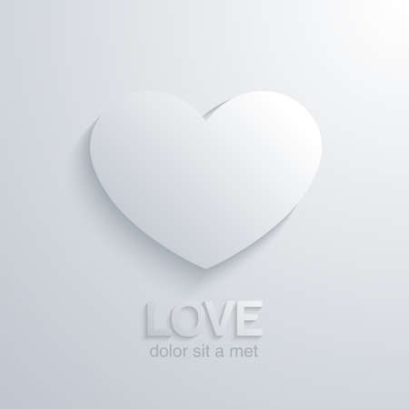 Heart love concept. Elegant wedding card design template.のイラスト素材