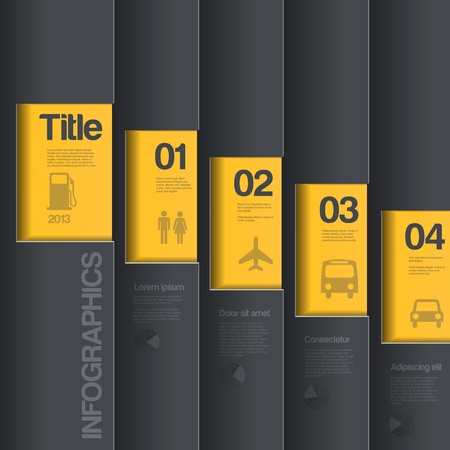 Infographics business style. Creative design template.のイラスト素材
