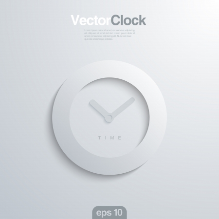 Clock face 3d illlustraion.  Elegant design concept of business template. Stream of time idia.のイラスト素材