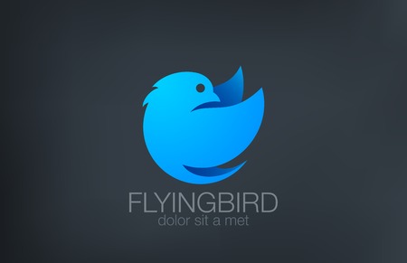 Abstract Flying Bird design template.のイラスト素材