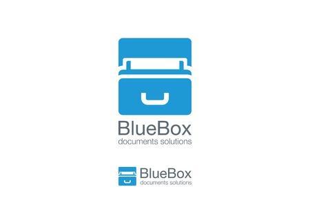 Documents Drawer design template.のイラスト素材