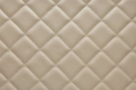Leather grid beige rhombus texture background for decorの写真素材