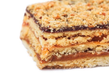 Cookies on white background